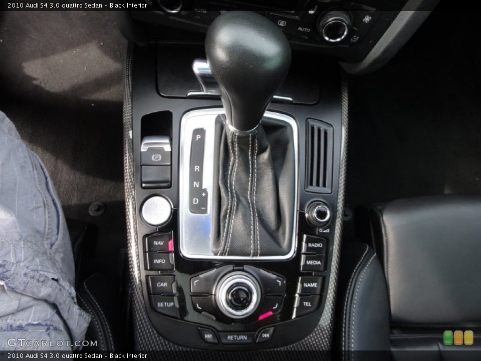 Black Interior Transmission for the 2010 Audi S4 3.0 quattro Sedan #55161621