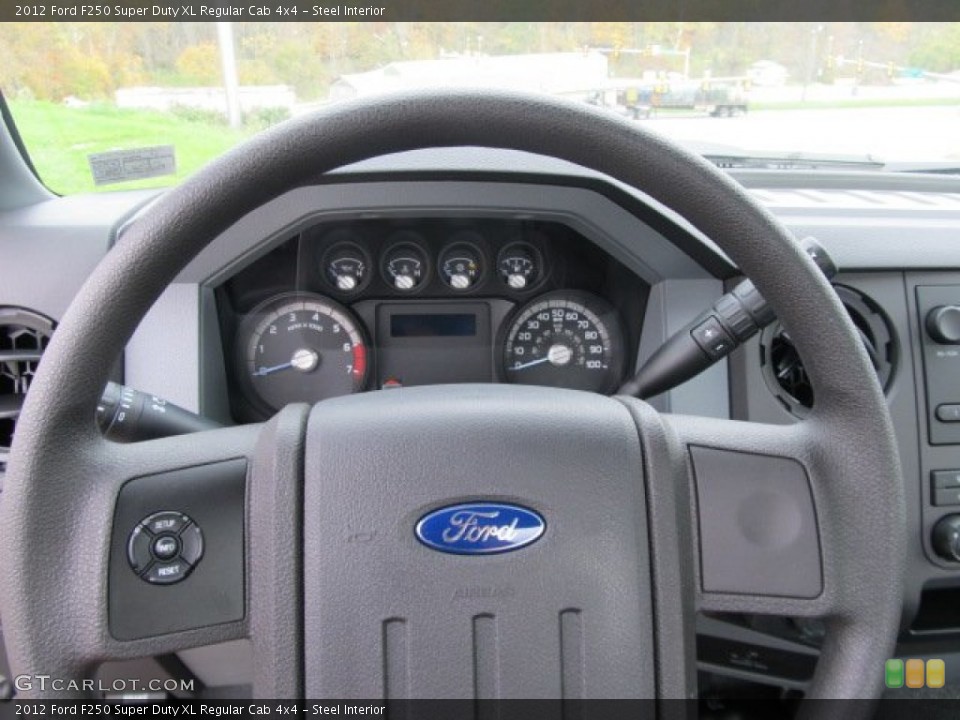 Steel Interior Steering Wheel for the 2012 Ford F250 Super Duty XL Regular Cab 4x4 #55164186