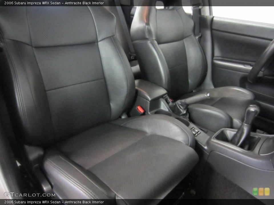 Anthracite Black Interior Photo for the 2006 Subaru Impreza WRX Sedan #55165995