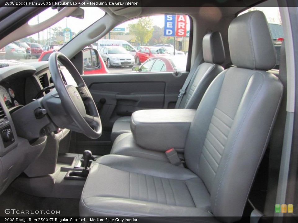 Medium Slate Gray Interior Photo for the 2008 Dodge Ram 2500 ST Regular Cab 4x4 #55166604