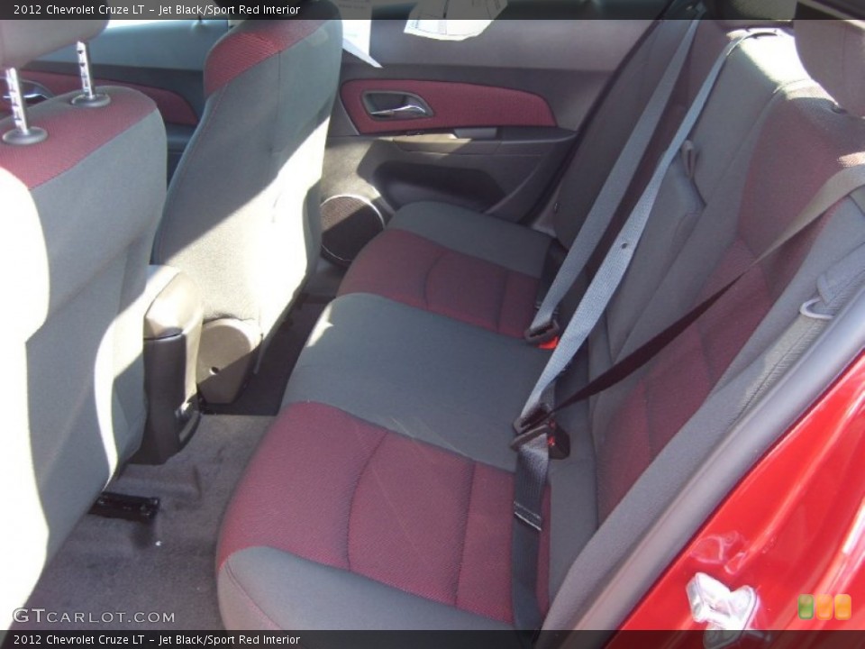 Jet Black/Sport Red Interior Photo for the 2012 Chevrolet Cruze LT #55166910