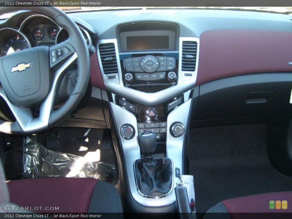 Jet Black/Sport Red Interior Dashboard for the 2012 Chevrolet Cruze LT #55166919