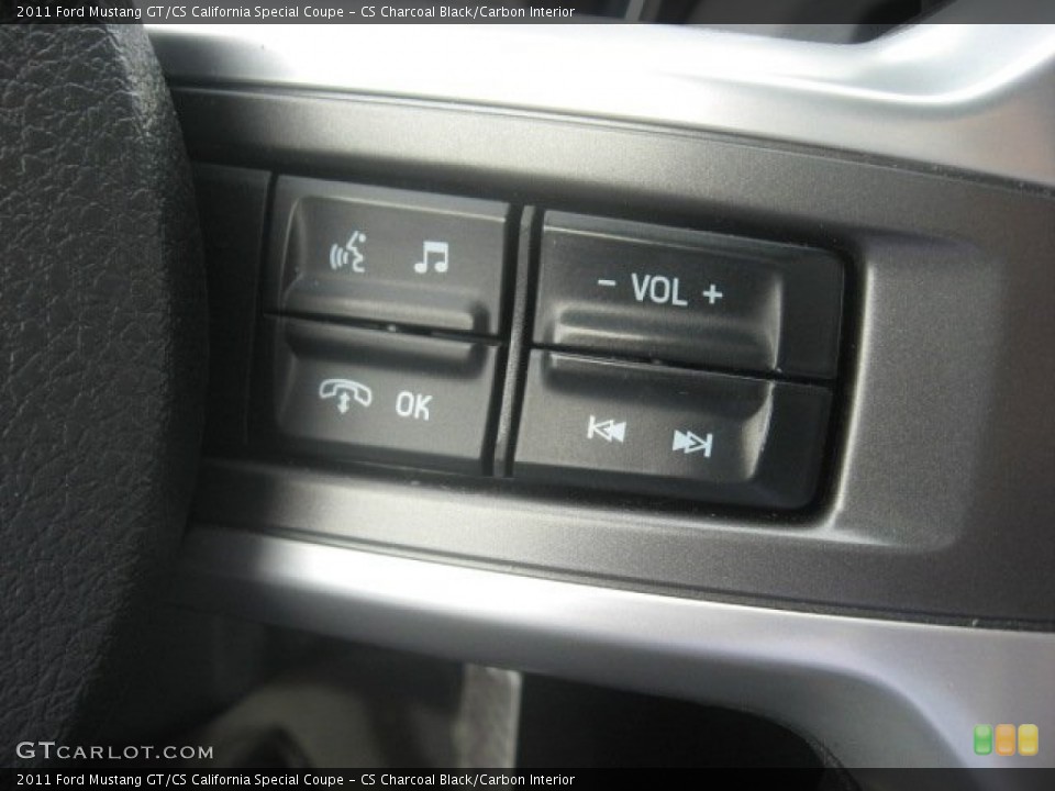 CS Charcoal Black/Carbon Interior Controls for the 2011 Ford Mustang GT/CS California Special Coupe #55167696