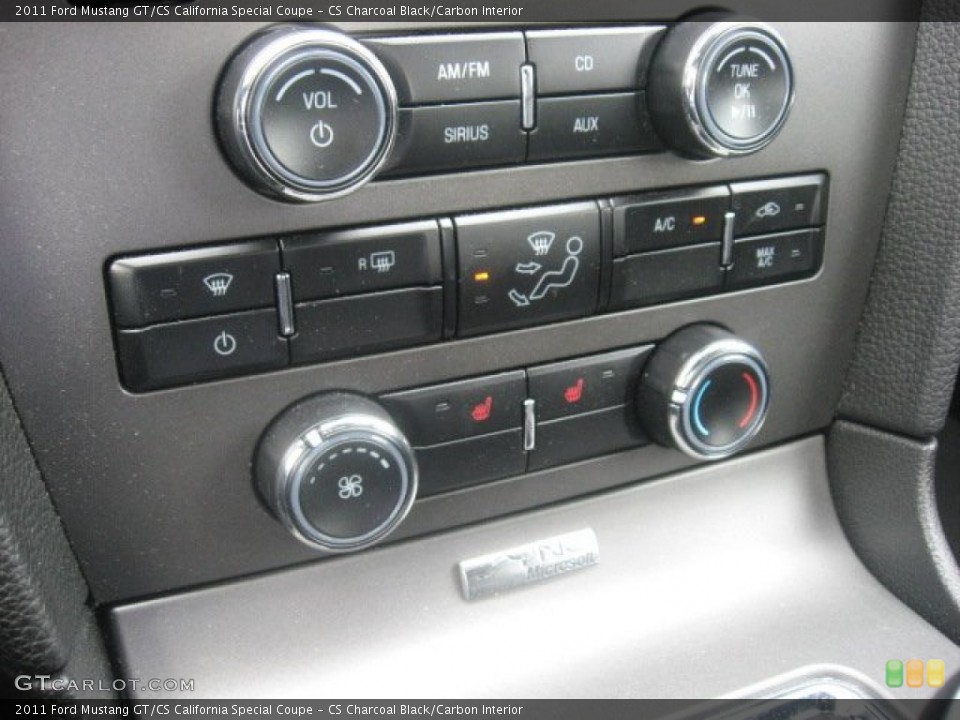 CS Charcoal Black/Carbon Interior Controls for the 2011 Ford Mustang GT/CS California Special Coupe #55167720
