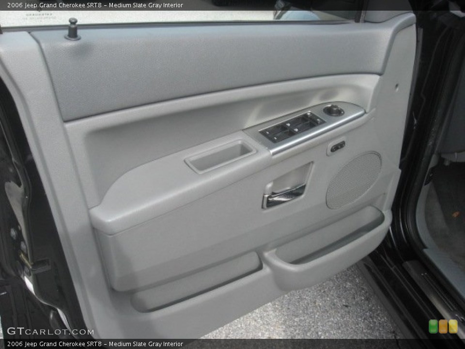 Medium Slate Gray Interior Door Panel for the 2006 Jeep Grand Cherokee SRT8 #55168082