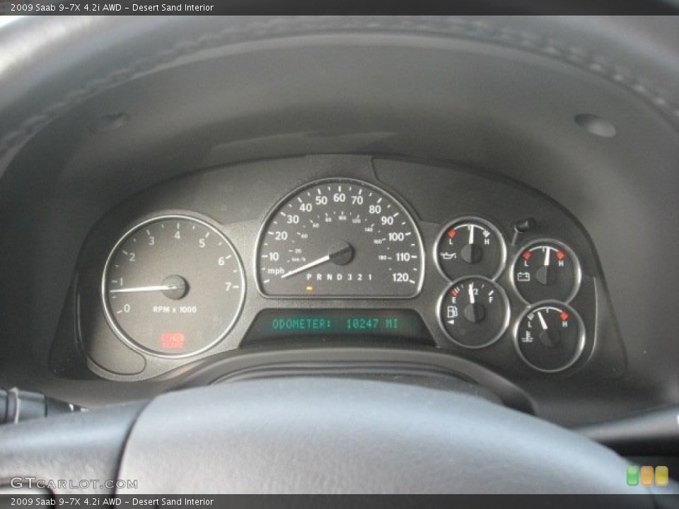 Desert Sand Interior Gauges for the 2009 Saab 9-7X 4.2i AWD #55168824