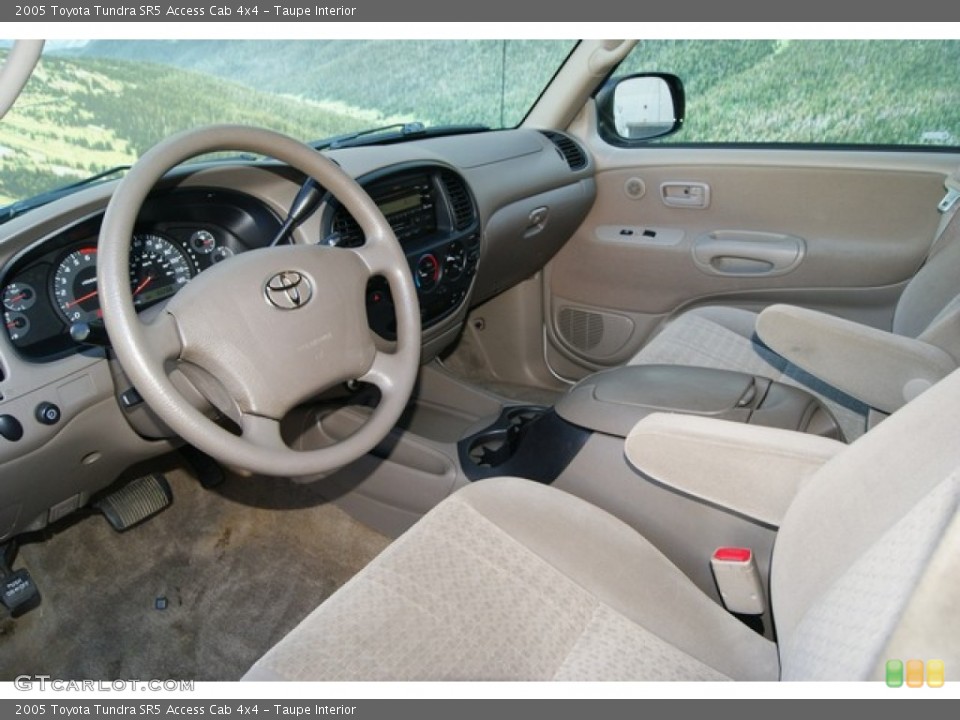 Taupe Interior Photo for the 2005 Toyota Tundra SR5 Access Cab 4x4 #55172139