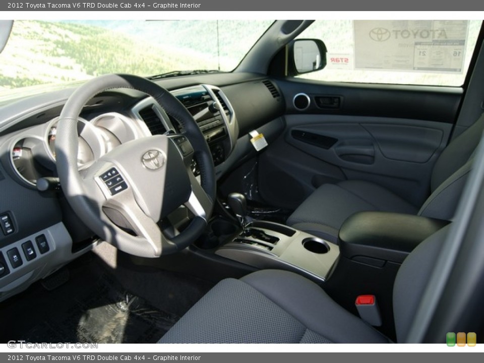 Graphite Interior Photo for the 2012 Toyota Tacoma V6 TRD Double Cab 4x4 #55172247