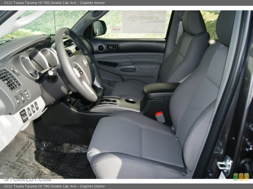 Graphite Interior Photo for the 2012 Toyota Tacoma V6 TRD Double Cab 4x4 #55172253