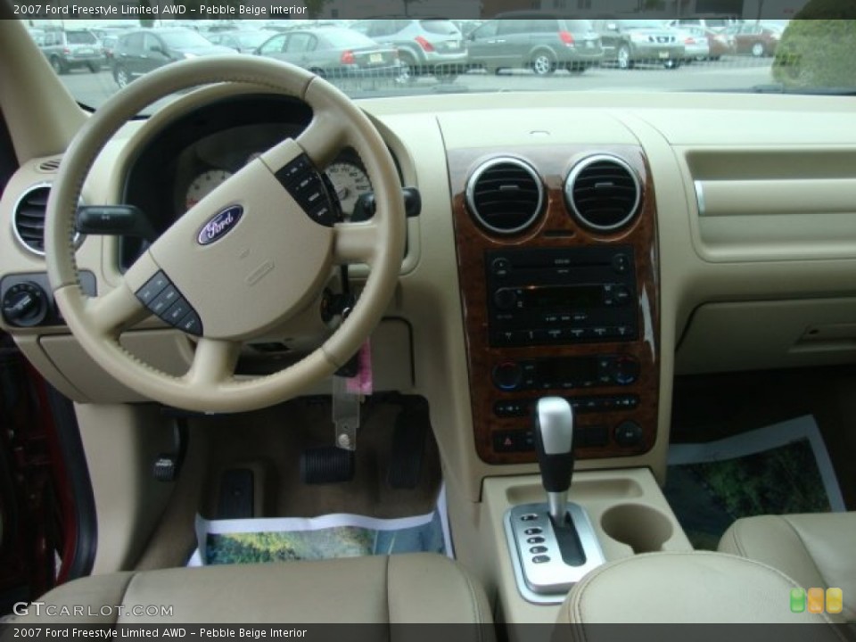 Pebble Beige Interior Dashboard for the 2007 Ford Freestyle Limited AWD #55173165