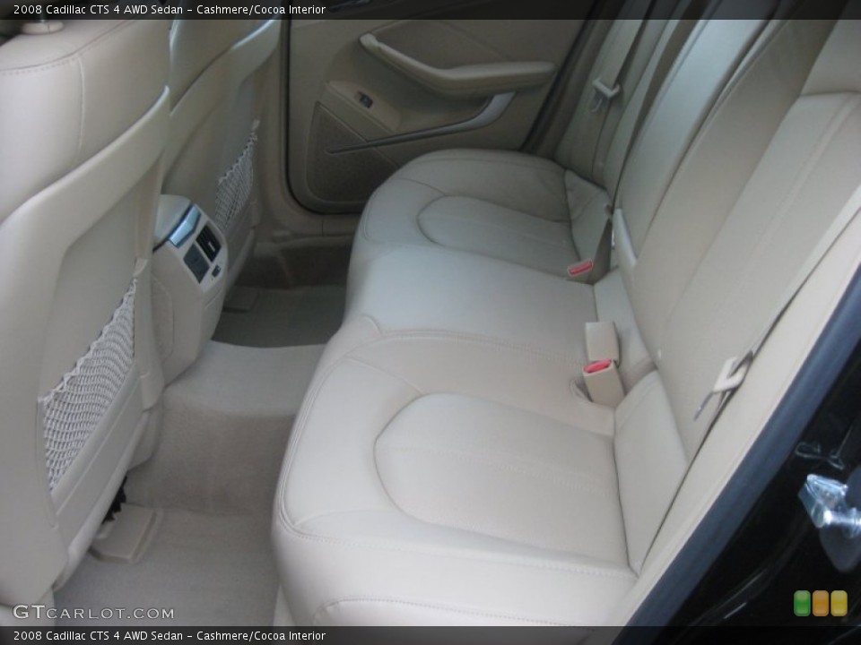 Cashmere/Cocoa Interior Photo for the 2008 Cadillac CTS 4 AWD Sedan #55175922