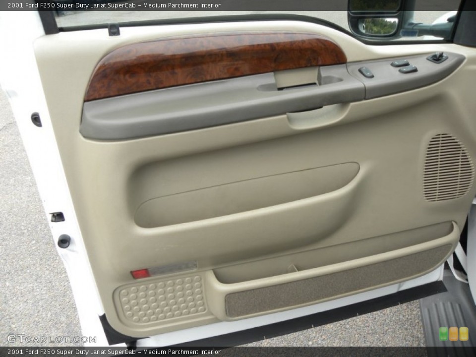 Medium Parchment Interior Door Panel for the 2001 Ford F250 Super Duty Lariat SuperCab #55176608