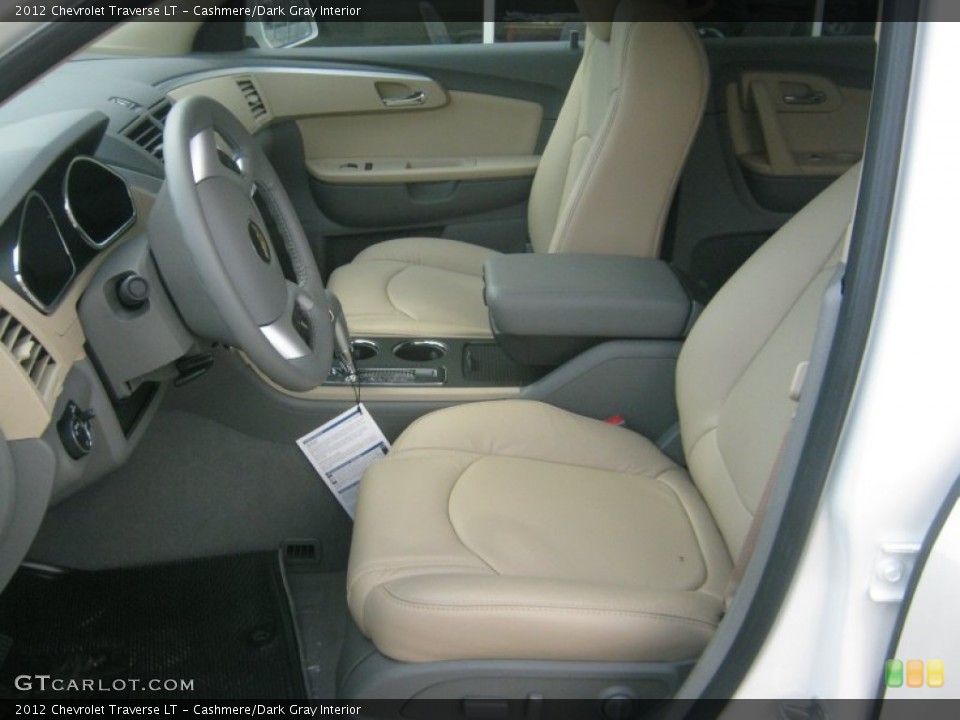 Cashmere/Dark Gray Interior Photo for the 2012 Chevrolet Traverse LT #55177515