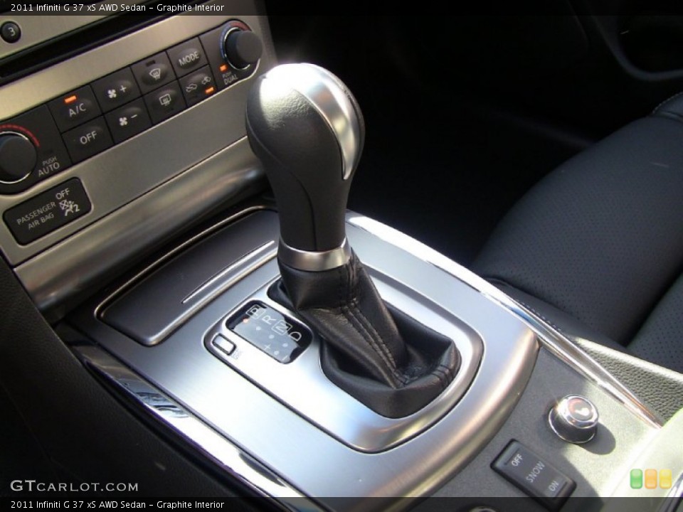 Graphite Interior Transmission for the 2011 Infiniti G 37 xS AWD Sedan #55180022