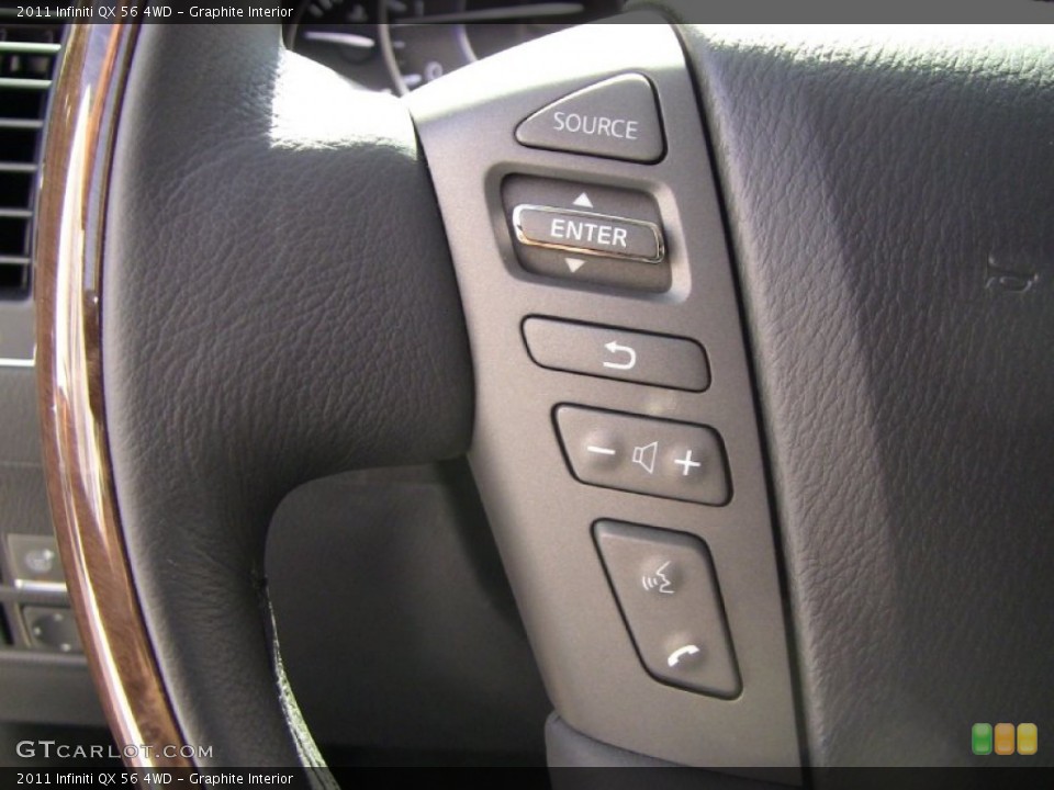 Graphite Interior Controls for the 2011 Infiniti QX 56 4WD #55180293