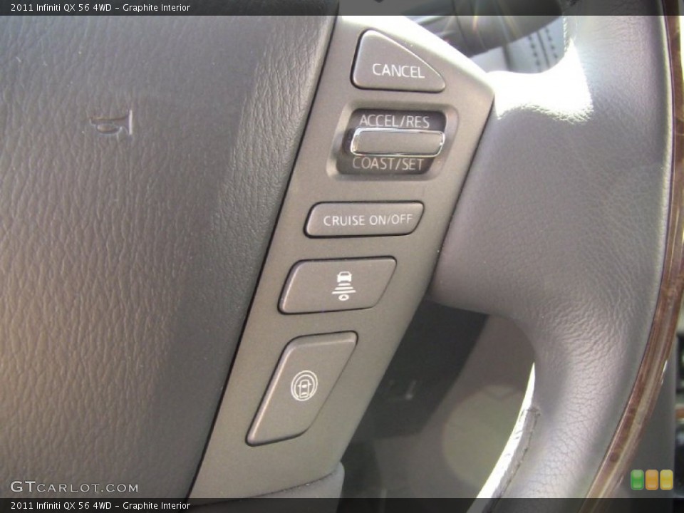 Graphite Interior Controls for the 2011 Infiniti QX 56 4WD #55180302