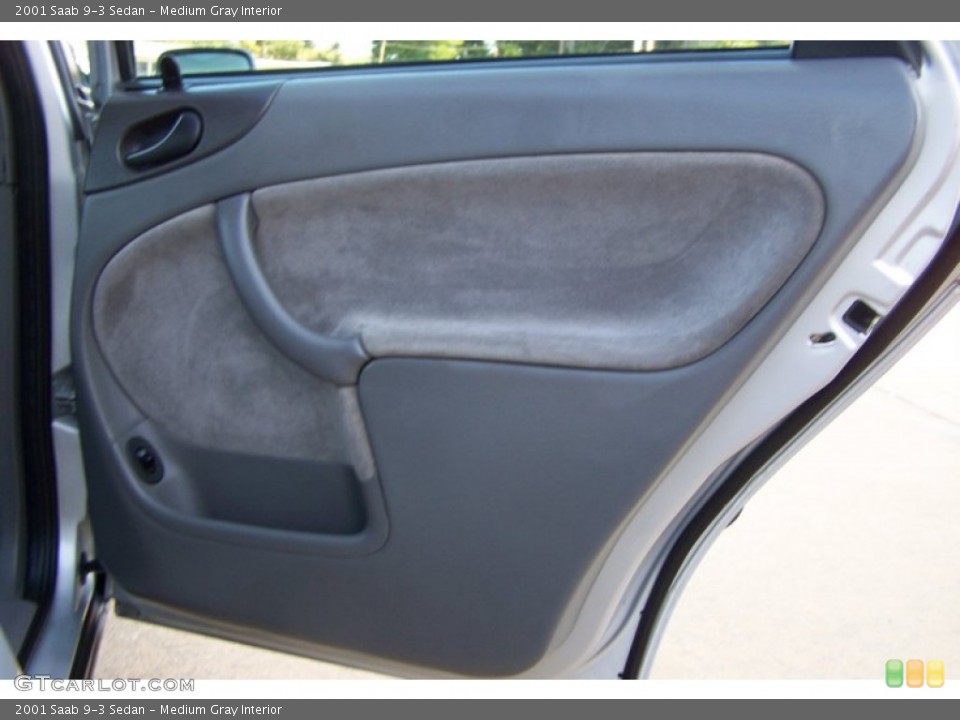 Medium Gray Interior Door Panel for the 2001 Saab 9-3 Sedan #55180437