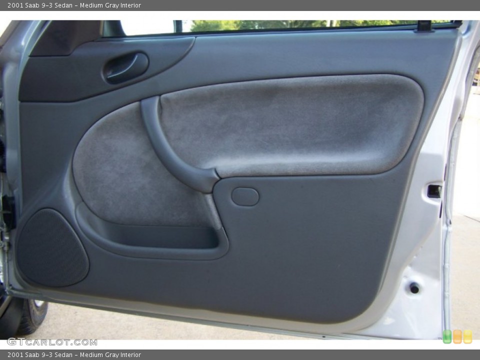 Medium Gray Interior Door Panel for the 2001 Saab 9-3 Sedan #55180461