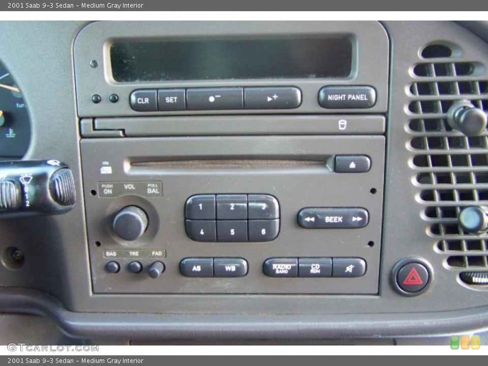 Medium Gray Interior Audio System for the 2001 Saab 9-3 Sedan #55180524