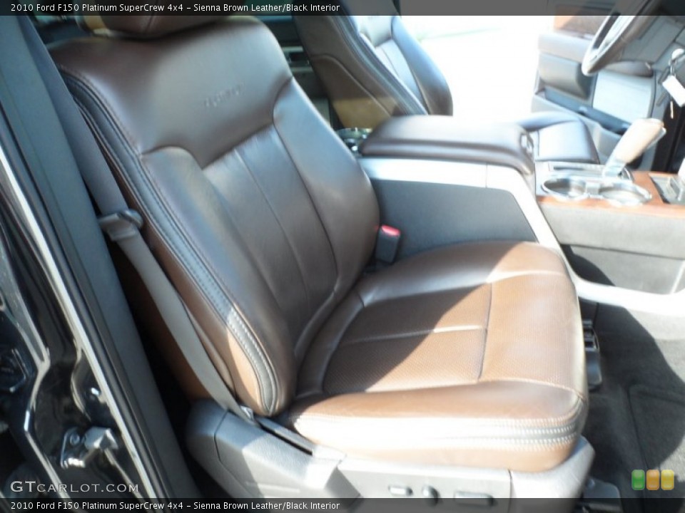 Sienna Brown Leather/Black Interior Photo for the 2010 Ford F150 Platinum SuperCrew 4x4 #55180728