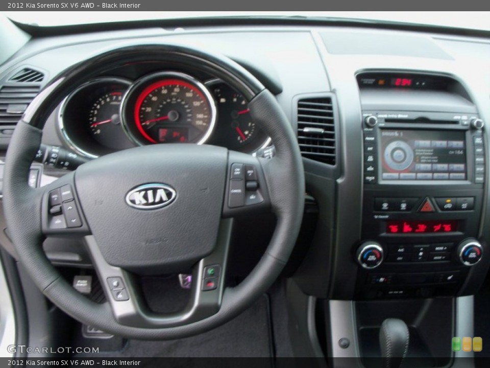 Black Interior Dashboard for the 2012 Kia Sorento SX V6 AWD #55181604