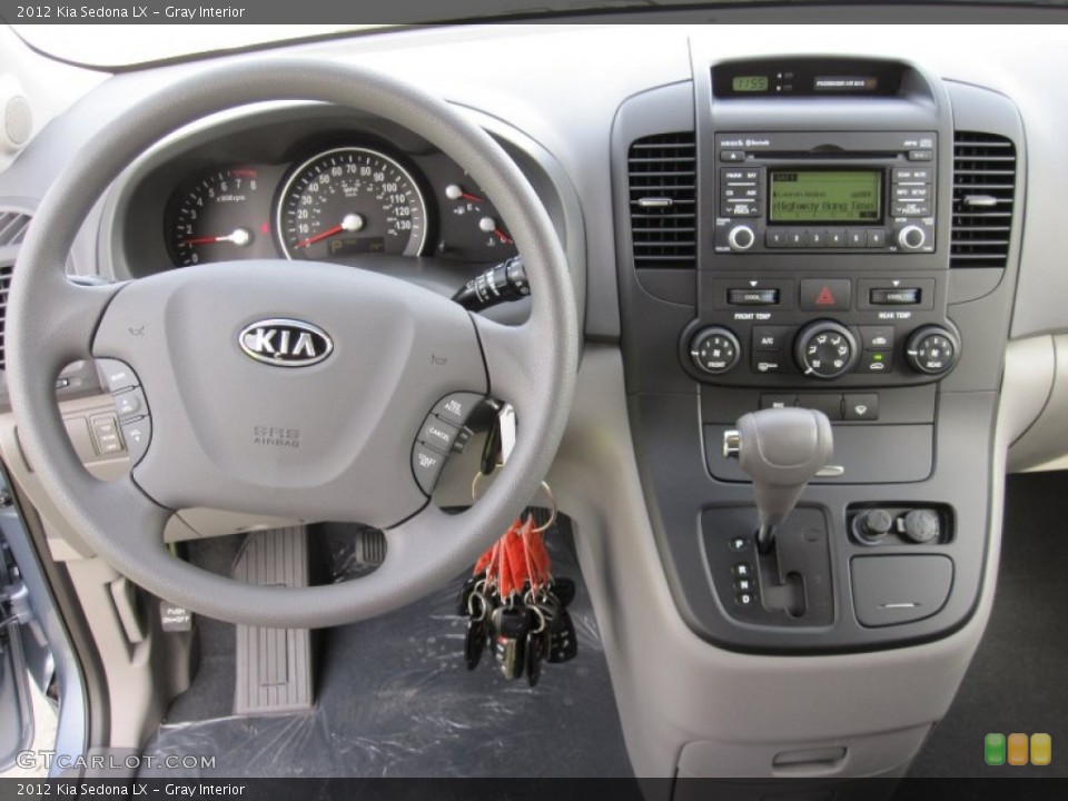 Gray Interior Dashboard for the 2012 Kia Sedona LX #55182405