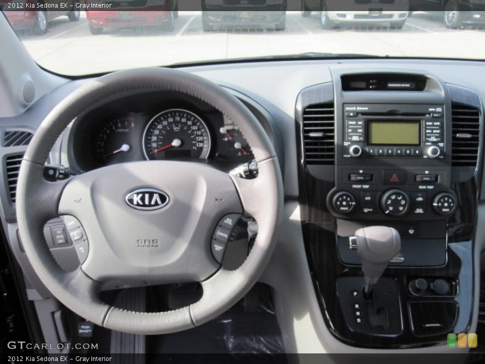 Gray Interior Dashboard for the 2012 Kia Sedona EX #55182639