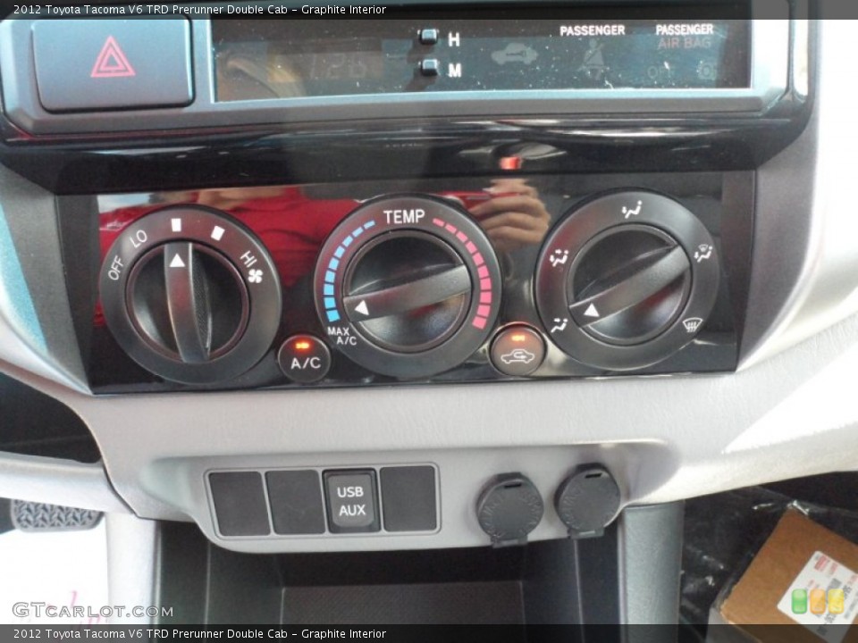 Graphite Interior Controls for the 2012 Toyota Tacoma V6 TRD Prerunner Double Cab #55183833