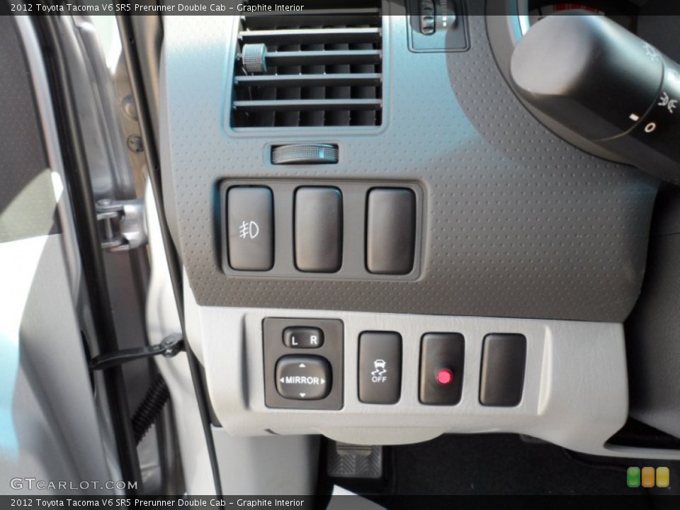 Graphite Interior Controls for the 2012 Toyota Tacoma V6 SR5 Prerunner Double Cab #55184058