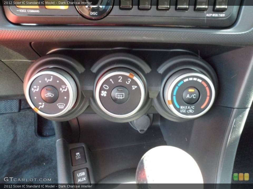 Dark Charcoal Interior Controls for the 2012 Scion tC  #55184226