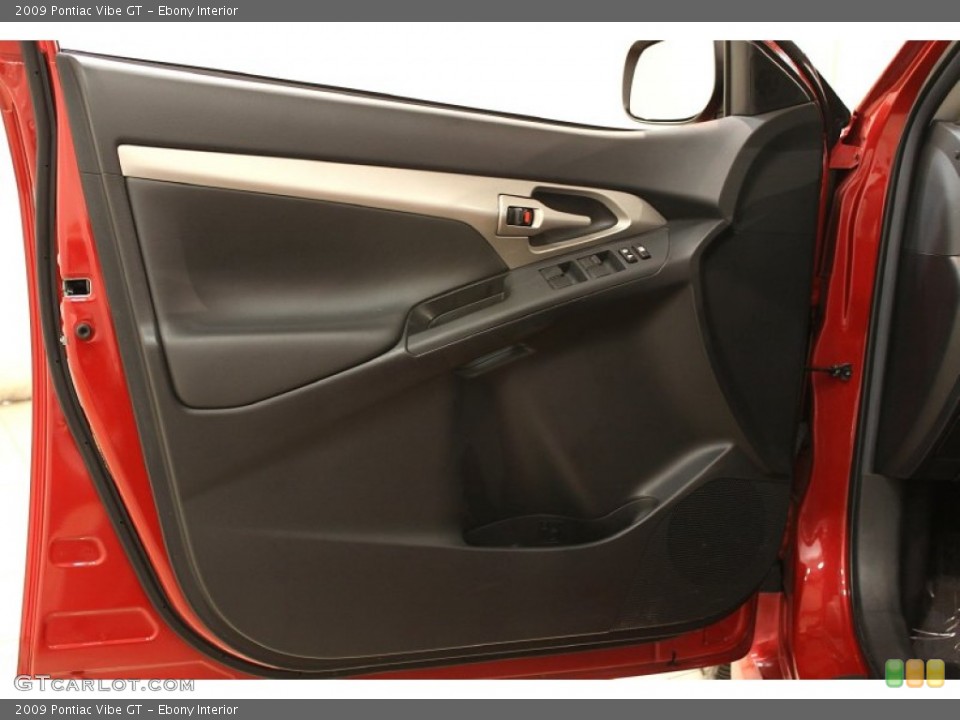 Ebony Interior Door Panel for the 2009 Pontiac Vibe GT #55185594