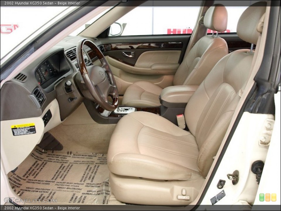 Beige Interior Photo for the 2002 Hyundai XG350 Sedan #55186491