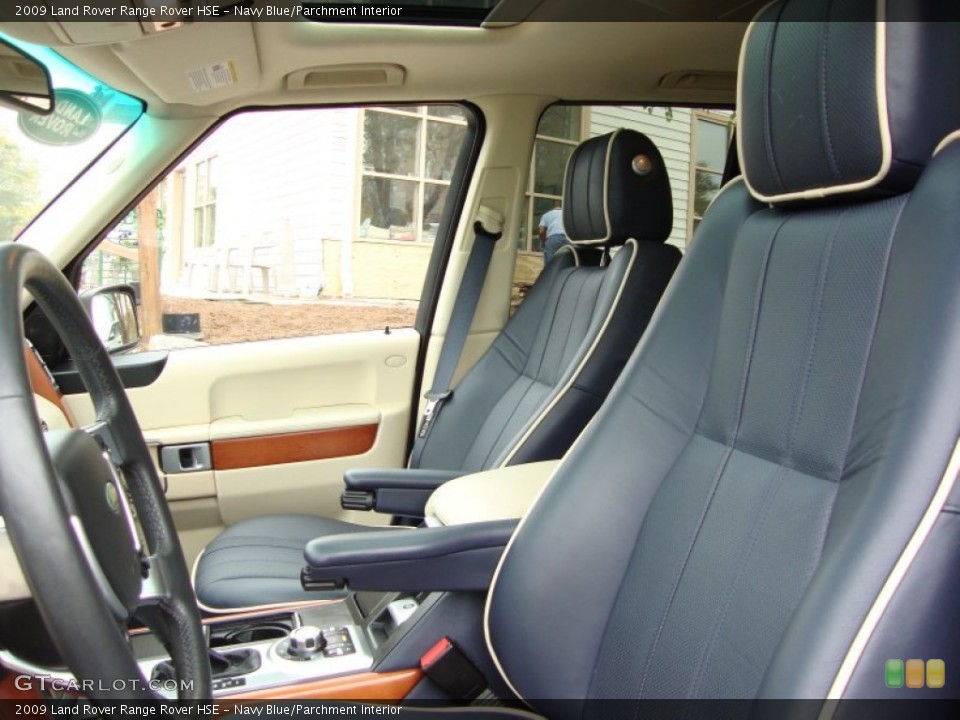 Navy Blue/Parchment Interior Photo for the 2009 Land Rover Range Rover HSE #55187223