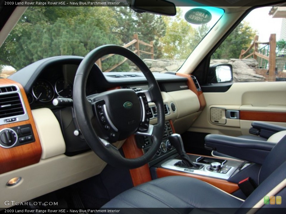 Navy Blue/Parchment Interior Photo for the 2009 Land Rover Range Rover HSE #55187256