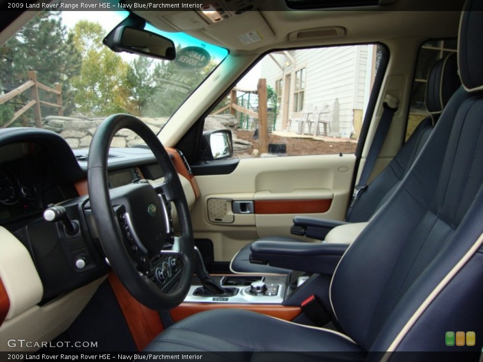 Navy Blue/Parchment Interior Photo for the 2009 Land Rover Range Rover HSE #55187262