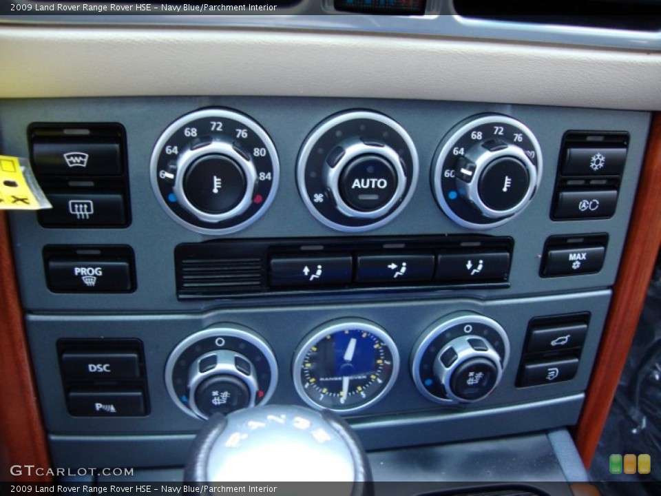 Navy Blue/Parchment Interior Controls for the 2009 Land Rover Range Rover HSE #55187304