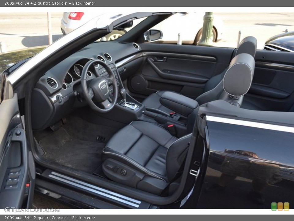 Black Interior Photo for the 2009 Audi S4 4.2 quattro Cabriolet #55187736