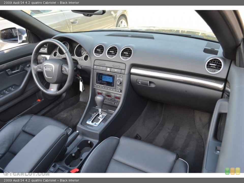 Black Interior Dashboard for the 2009 Audi S4 4.2 quattro Cabriolet #55187742