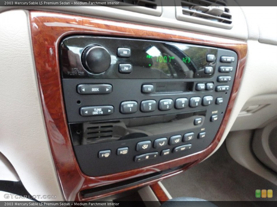 Medium Parchment Interior Controls for the 2003 Mercury Sable LS Premium Sedan #55187835