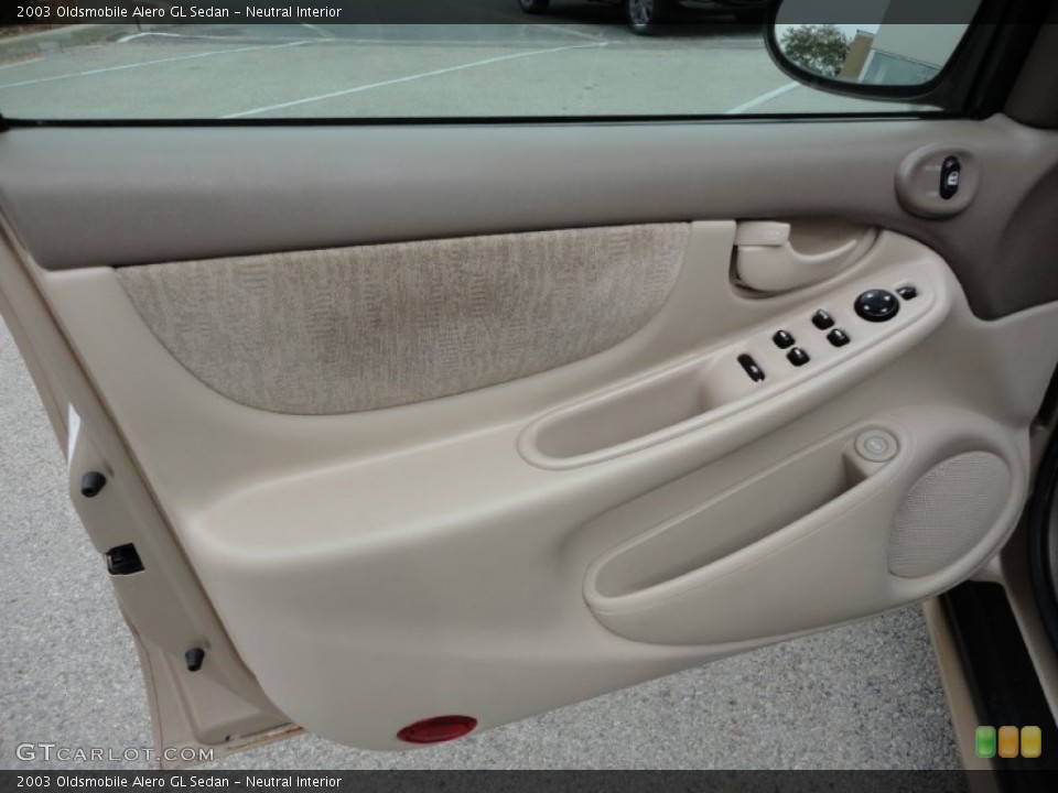 Neutral Interior Door Panel for the 2003 Oldsmobile Alero GL Sedan #55187964