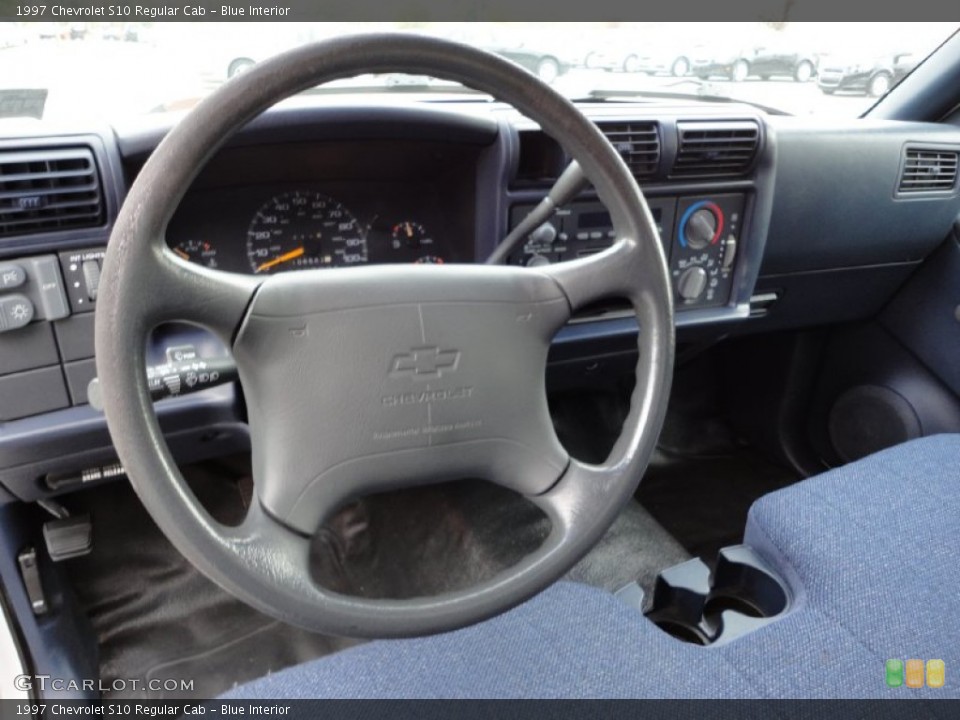 Blue Interior Steering Wheel for the 1997 Chevrolet S10 Regular Cab #55188006
