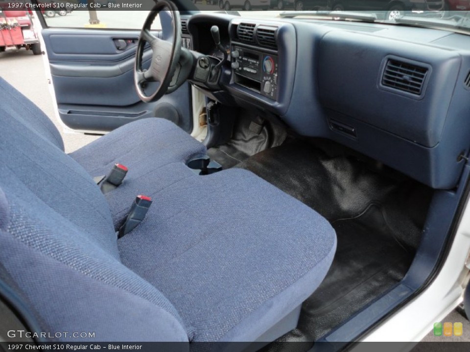 Blue 1997 Chevrolet S10 Interiors