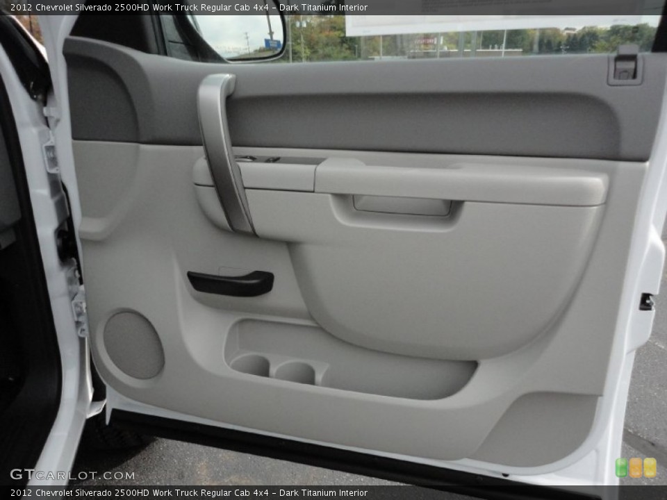 Dark Titanium Interior Door Panel for the 2012 Chevrolet Silverado 2500HD Work Truck Regular Cab 4x4 #55189478