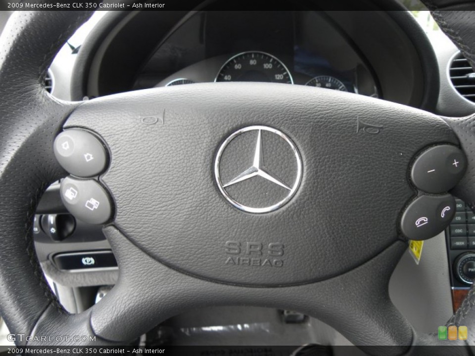 Ash Interior Steering Wheel for the 2009 Mercedes-Benz CLK 350 Cabriolet #55189719