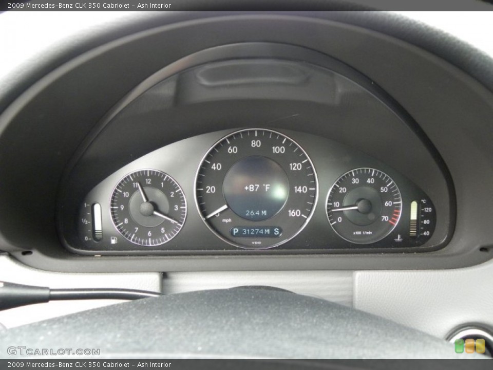 Ash Interior Gauges for the 2009 Mercedes-Benz CLK 350 Cabriolet #55189728