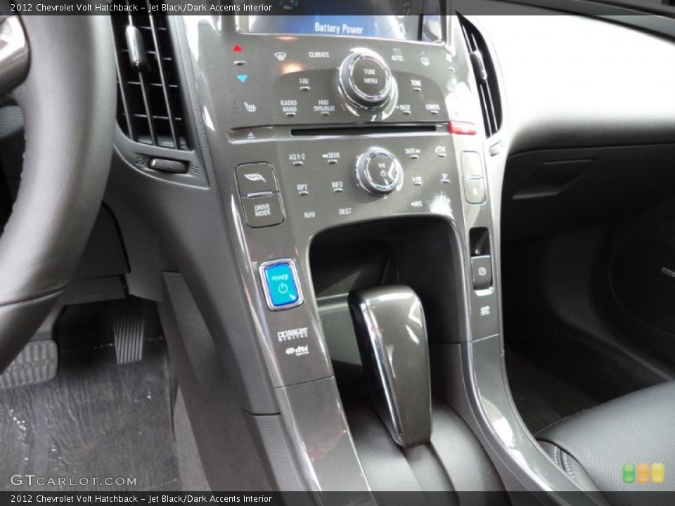 Jet Black/Dark Accents Interior Controls for the 2012 Chevrolet Volt Hatchback #55189825