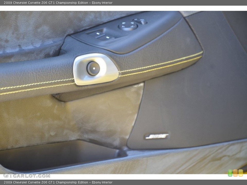 Ebony Interior Controls for the 2009 Chevrolet Corvette Z06 GT1 Championship Edition #55190004
