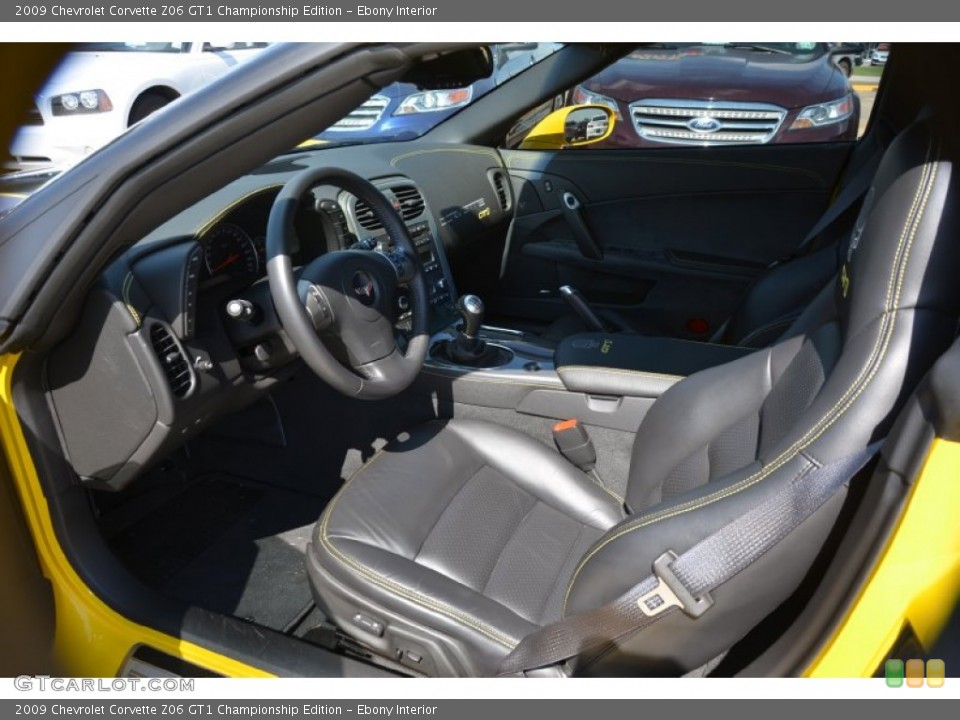 Ebony Interior Photo for the 2009 Chevrolet Corvette Z06 GT1 Championship Edition #55190023