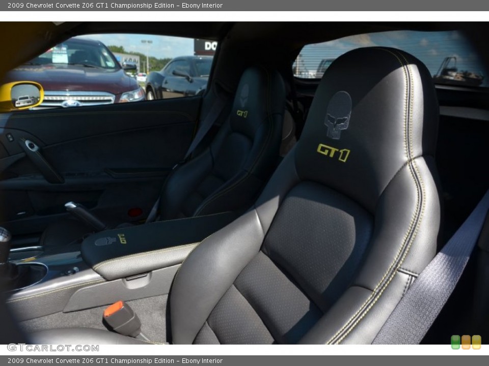 Ebony Interior Photo for the 2009 Chevrolet Corvette Z06 GT1 Championship Edition #55190041