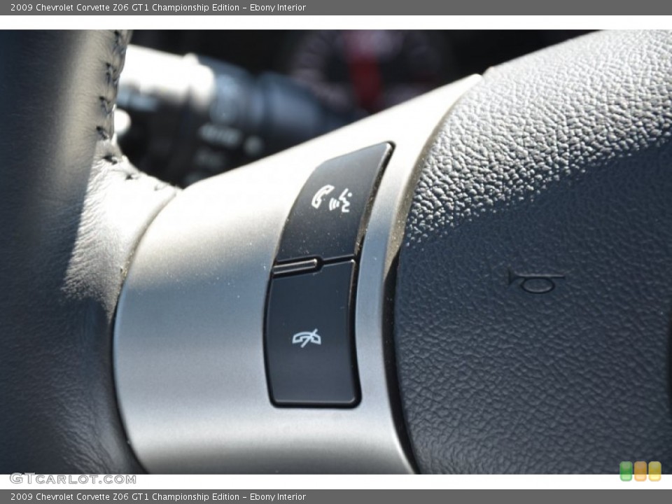 Ebony Interior Controls for the 2009 Chevrolet Corvette Z06 GT1 Championship Edition #55190349